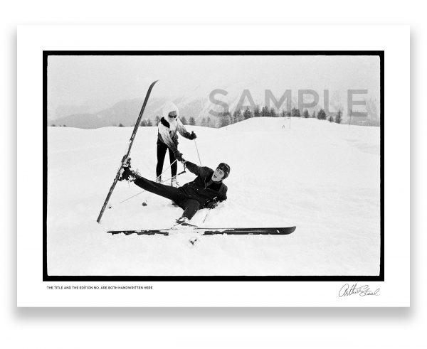 an exclusive limited edition black and white photograph of john lennon from the beatles by photojournalist arthur steel