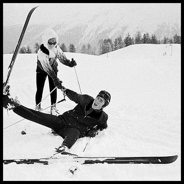 JOHN LENNON<BR>ST. MORITZ<BR>SWITZERLAND 1965