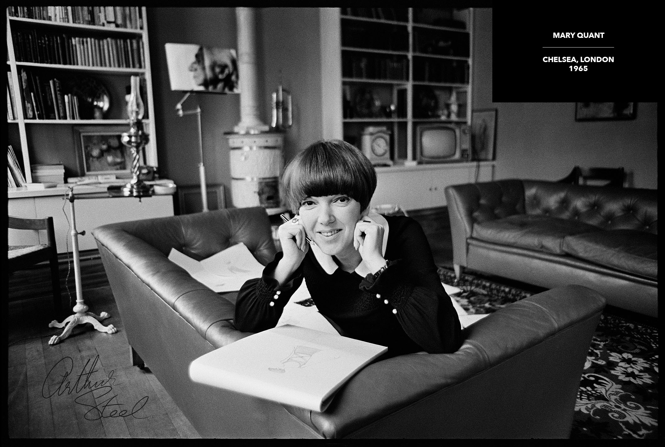 mary quant by arthur steel rare photograph