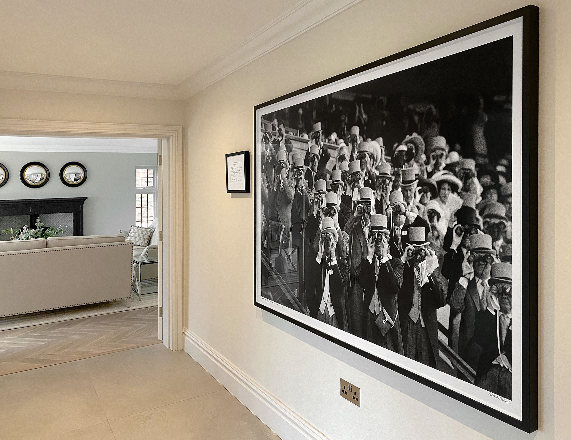 a rare photograph of racing spectators at the royal ascot members enclosure by british photojournalist arthur steel