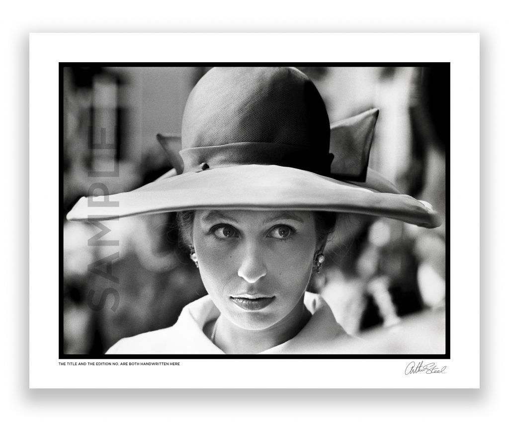 an exclusive black and white photograph of anne princess royal by arthur steel an exclusive black and white photograph of anne princess royal by arthur steel