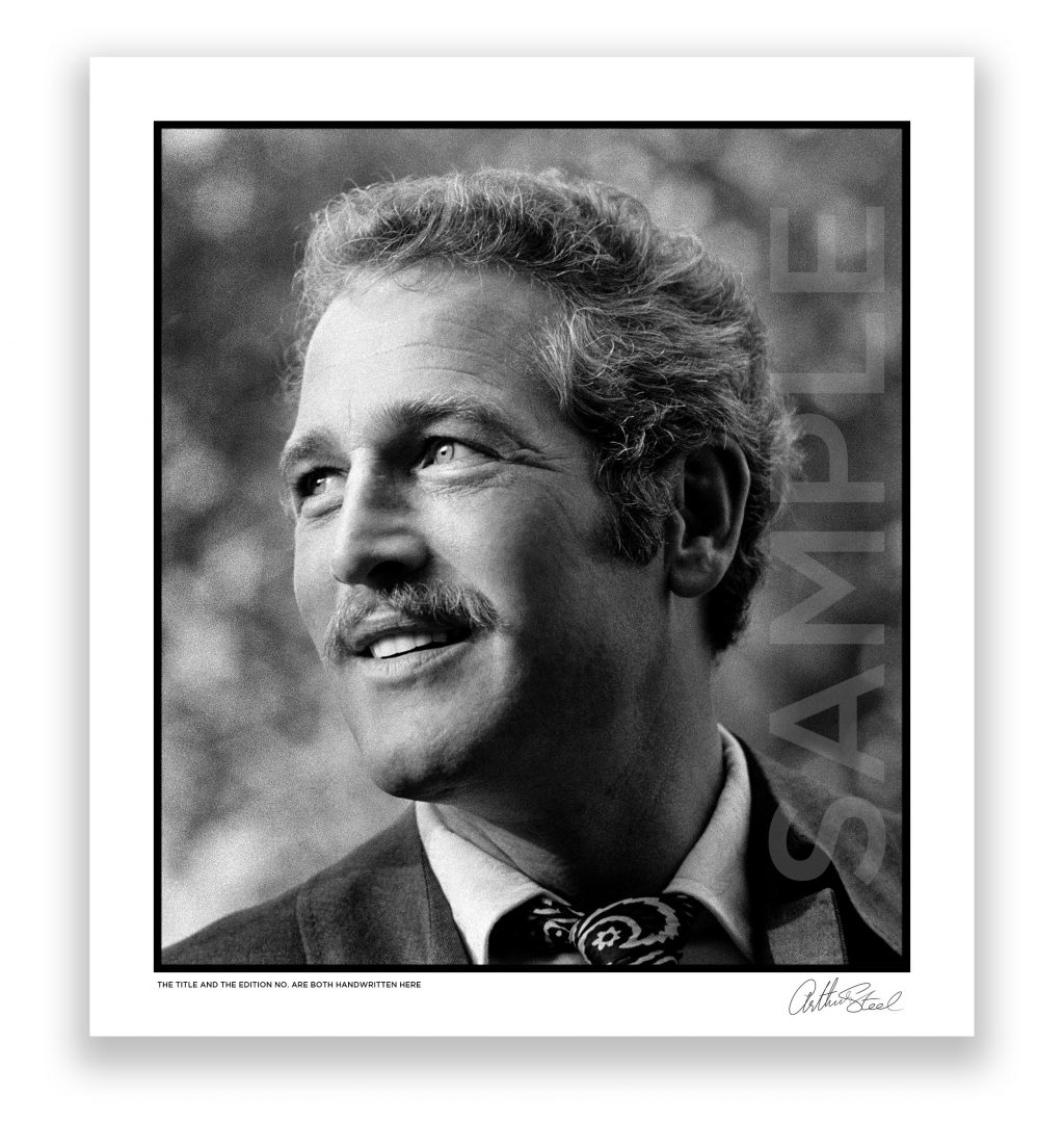 rare black and white portrait of paul newman by british photojournalist arthur steel