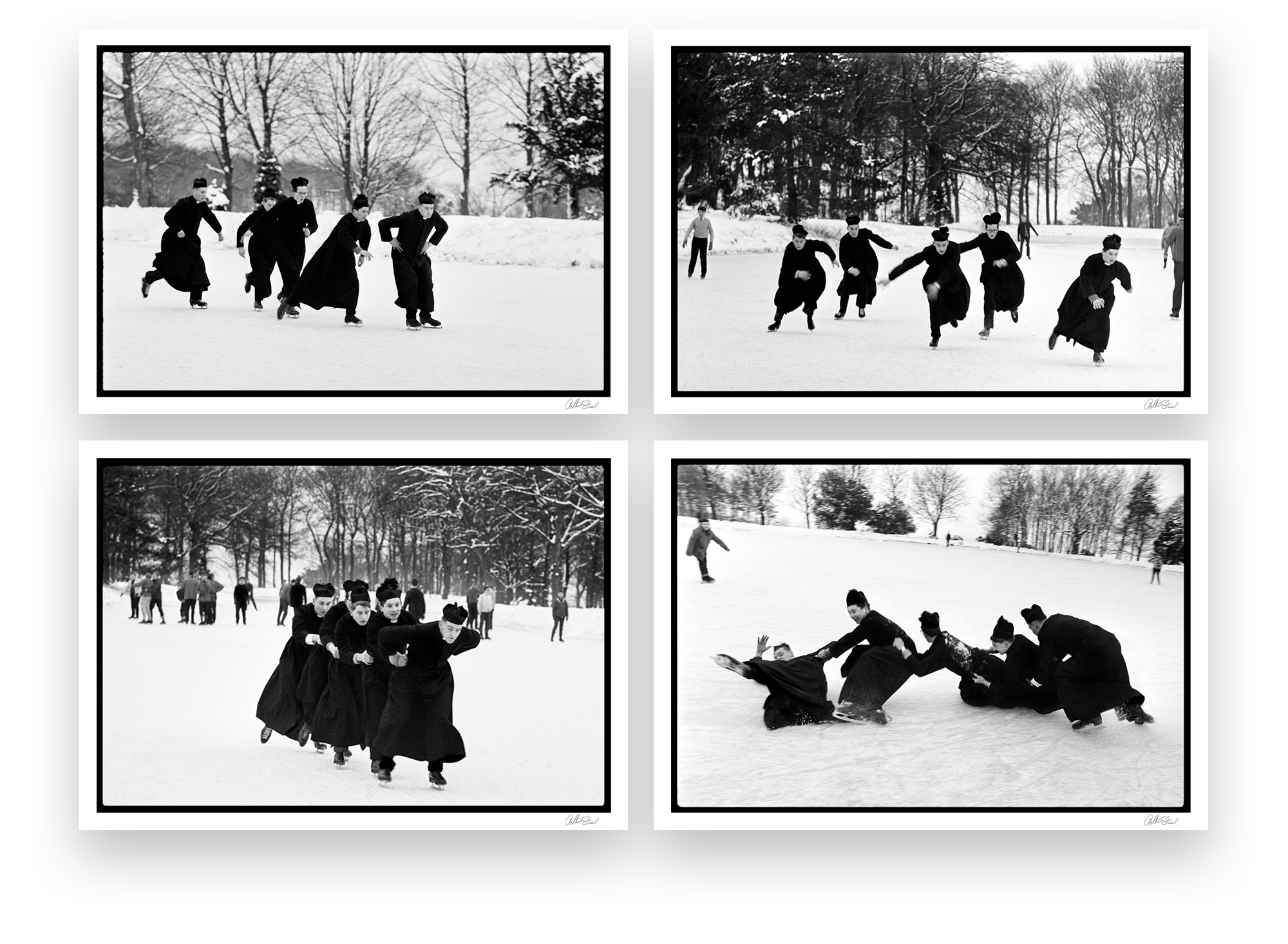 ice-skating-priests-rare-photograph-by-arthur-steel