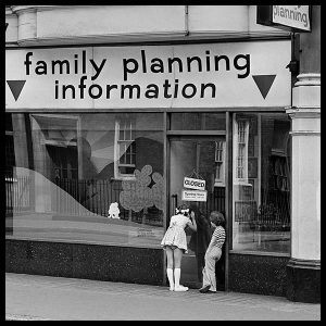 rare black and white photograph family planning by arthur steel