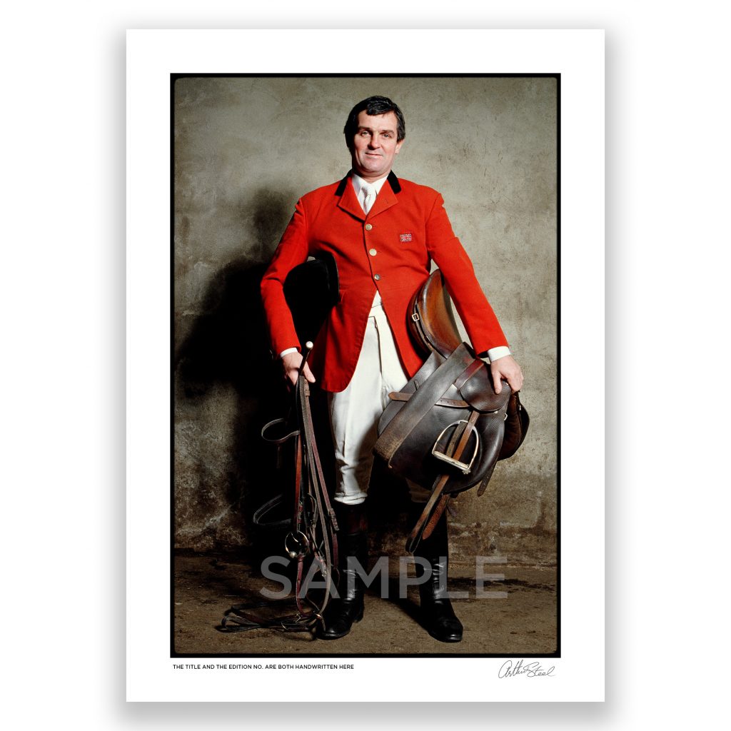 an exclusive colour photograph of harvey smith by british photojournalist arthur steel