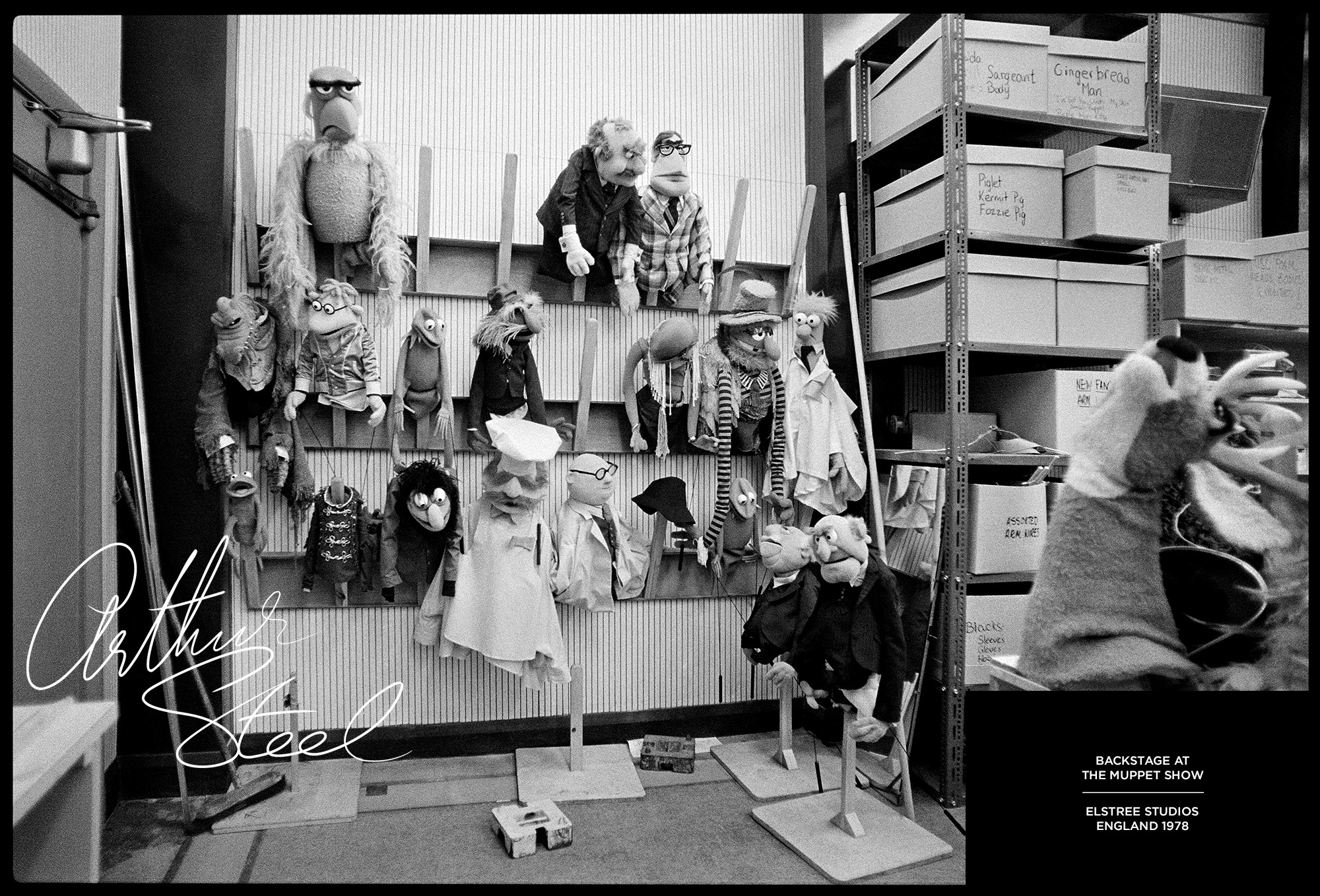 backstage at the muppet show elstree studios by arthur steel