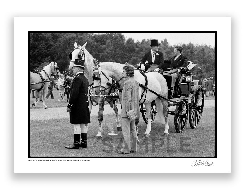 an exclusive black and white photograph of prince philip and prince charles at the royal windsor horse show by british photojournalist arthur steel an exclusive black and white photograph of prince philip and prince charles at the royal windsor horse show by british photojournalist arthur steel