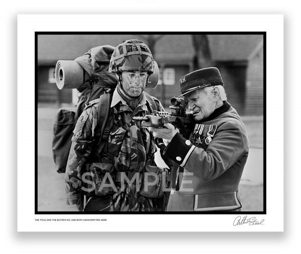 an exclusive photograph by british photojournalist arthur steel titled young guns