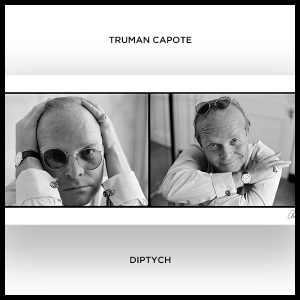 an exclusive limited edition diptych of american novelist truman capote by photojournalist arthur steel